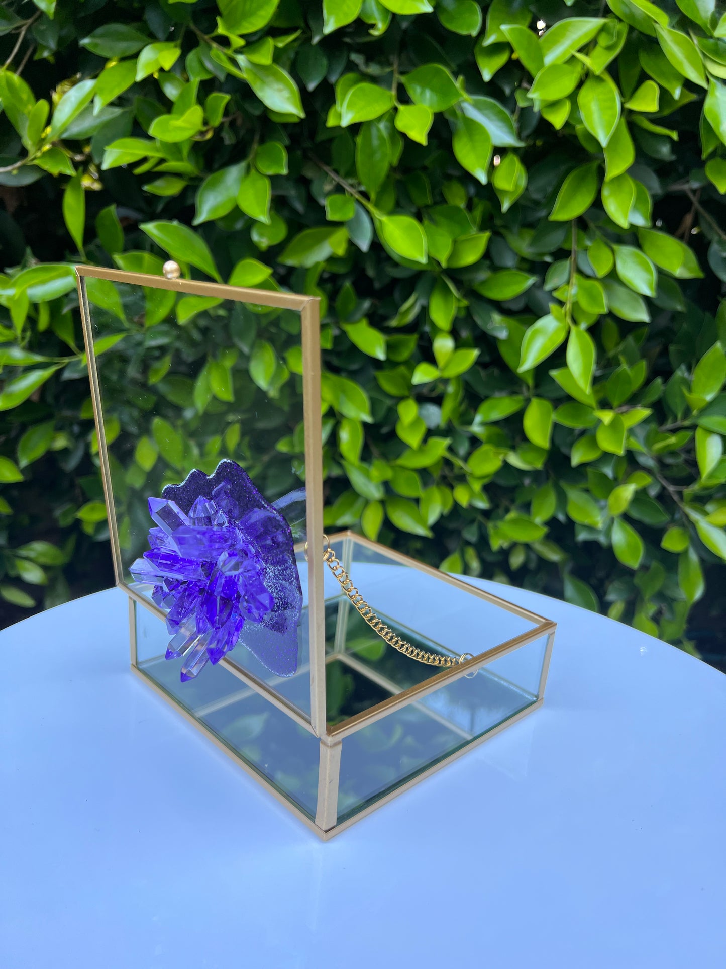 Violet Glass Box